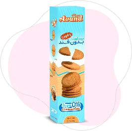 بیسکویت بدون قند آوند پلاس با دارچین