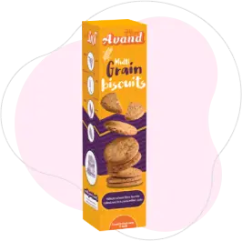 بیسکویت چند غله آوند پلاس