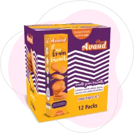 بیسکویت چند غله آوند پلاس 12 تایی
