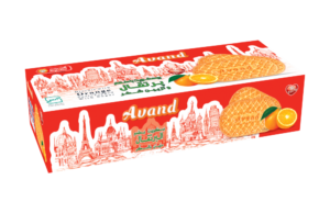 بیسکویت پذیرایی پرتقالی آوند مدل 700